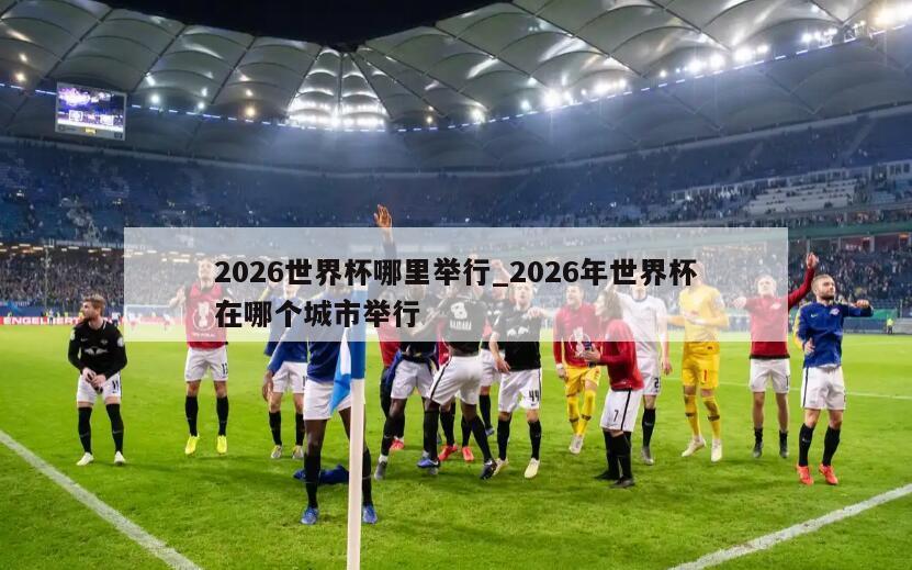 2026世界杯哪里举行_2026年世界杯在哪个城市举行